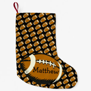 Fußball trägt kleinen WeihnachtsStrumpf Browns z Kleiner Weihnachtsstrumpf