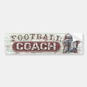Fußball-Trainer-Autoaufkleber Autoaufkleber