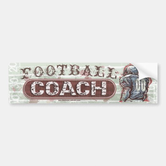 Fußball-Trainer-Autoaufkleber Autoaufkleber (Vorne)