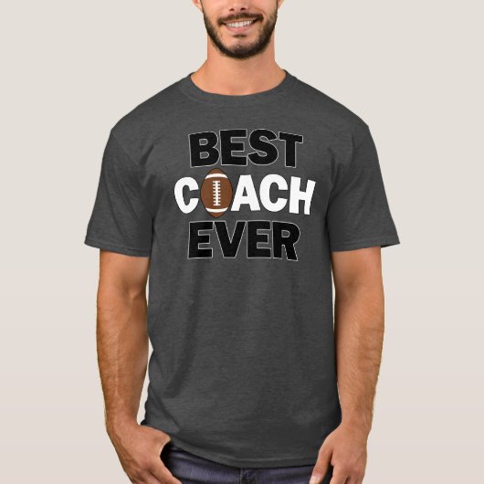 Fußball-Trainer BEST COACH EVER Männer T-Shirt (Vorderseite)