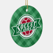 Fußball-Trainer-Dekoration Keramikornament (Rechts)