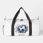 Fußball-Trainer Fan Ball Trainingskurse Gymnastik Duffle Bag (Rückseite)