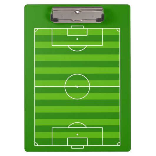 Fußball-Trainer für den Fußball / Pitchsport Klemmbrett (Vorderseite)