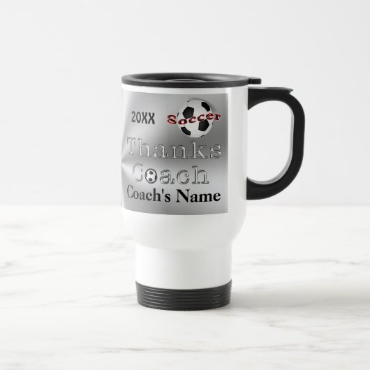 Fußball-Trainer-Geschenke danken Ihnen rostfreier Reisebecher (Rechts)