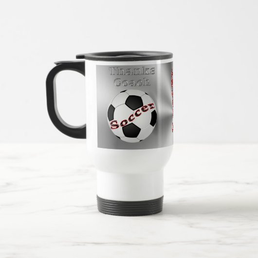 Fußball-Trainer-Geschenke danken Ihnen rostfreier Reisebecher (Links)