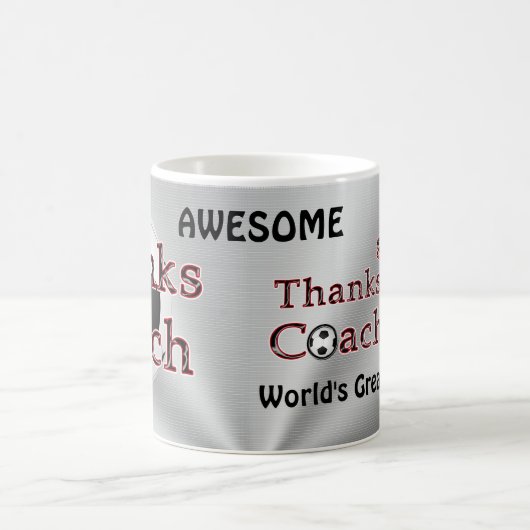 Fußball-Trainer-Geschenke danken Ihnen TASSE (Mittel)