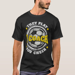 Fußball-Trainer Geschenke ich Coach sie spielen Si T-Shirt