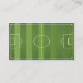 Fußball-Trainer (grün) Visitenkarte (Rückseite)