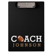 Fußball-Trainer-individueller Name Klemmbrett (Vorderseite)