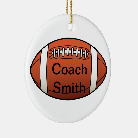 Fußball-Trainer Keramikornament (Rechts)