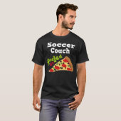Fußball-Trainer-(lustiges) Pizza-T-Shirt T-Shirt (Vorne ganz)