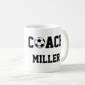 Fußball-Trainer personalisiert Kaffeetasse (VorderseiteRechts)