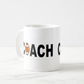 Fußball-Trainer personalisiert Kaffeetasse (Vorderseite Links)