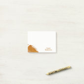 Fußball-Trainer personalisiert vom Schreibtisch Post-it Klebezettel (Auf Schreibtisch)