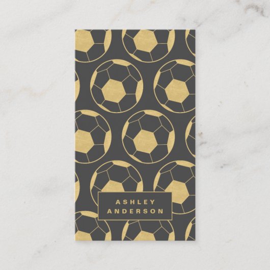 Fußball-Trainer und persönlicher Trainer Visitenkarte (Vorderseite)