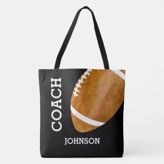 Fußball-Trainer-Vintager Retro Fußball Tasche (Vorderseite)