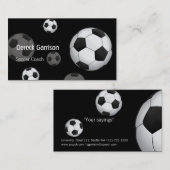 Fußball-Trainer-Visitenkarte Visitenkarte (Vorne/Hinten)