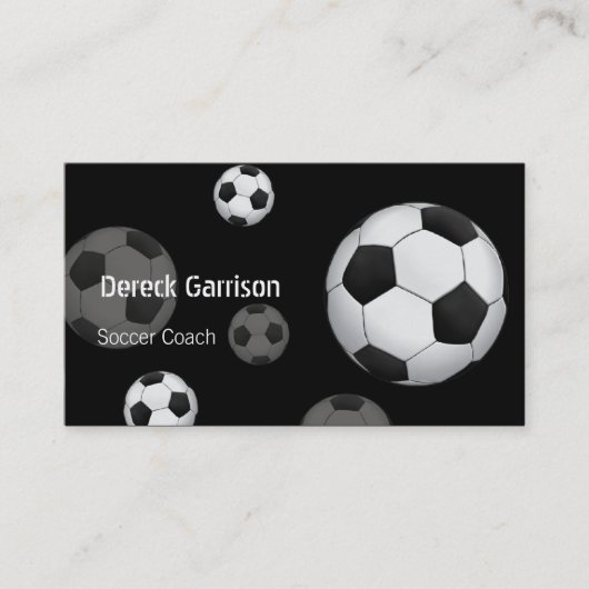 Fußball-Trainer-Visitenkarte Visitenkarte (Vorderseite)