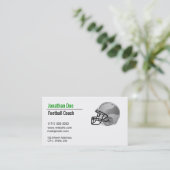 Fußball-Trainer-Visitenkarte Visitenkarte (Stehend Vorderseite)