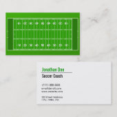 Fußball-Trainer-Visitenkarte Visitenkarte (Vorne/Hinten)