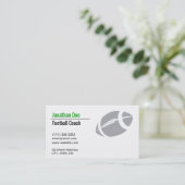 Fußball-Trainer-Visitenkarte Visitenkarte (Stehend Vorderseite)