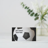 Fußball-Trainer-Visitenkarten Visitenkarte (Stehend Vorderseite)