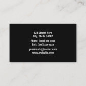 Fußball-Trainer-Visitenkarten Visitenkarte (Rückseite)