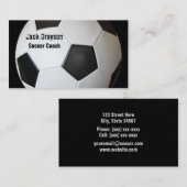 Fußball-Trainer-Visitenkarten Visitenkarte (Vorne/Hinten)