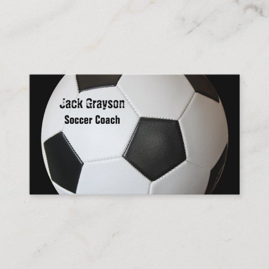 Fußball-Trainer-Visitenkarten Visitenkarte (Vorderseite)