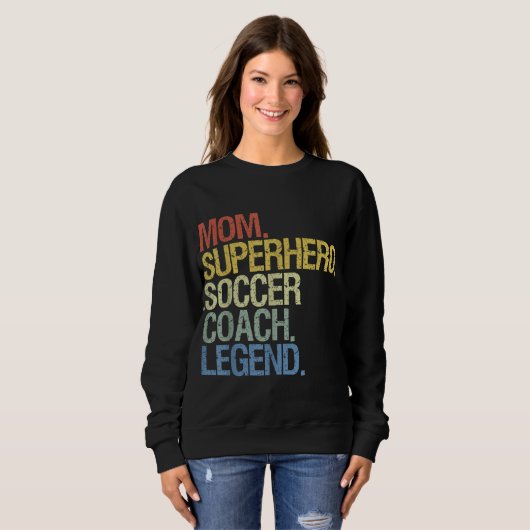 Fußball-Trainermutter Sweatshirt (Vorne ganz)