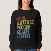 Fußball-Trainermutter Sweatshirt (Vorderseite)