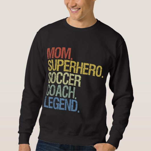 Fußball-Trainermutter Sweatshirt (Vorderseite)
