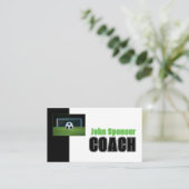Fußball-TrainersportGoal-Visitenkarte Visitenkarte (Stehend Vorderseite)