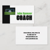 Fußball-TrainersportGoal-Visitenkarte Visitenkarte (Vorne/Hinten)