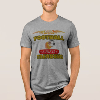 Fußball-Trend-Spiel Sportliebhaber einzigartiges T Tri-Blend Shirt