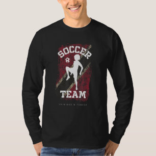 Fußball Trinidad & Tobago Flag Football Frauen Fuß T-Shirt