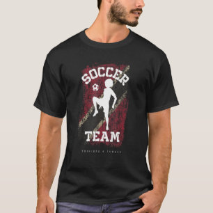 Fußball Trinidad und Tobago Flag Football Womens S T-Shirt