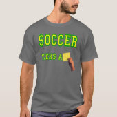 Fußball tritt eine gelbe Karte T-Shirt (Vorderseite)