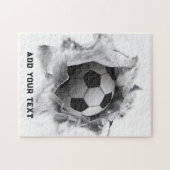 Fußball Tritt Puzzle (Horizontal)
