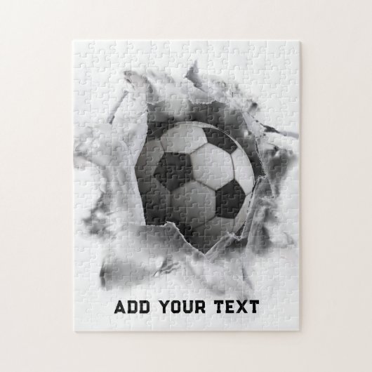 Fußball Tritt Puzzle (Vertikal)