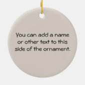 Fußball-Tritt-T - Shirts und Geschenke Keramik Ornament (Hinten)