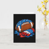 Fußball-Tropfen Wr Lineman Qb Rb Db Ice Cream 4. Karte (Gelbe Blume)