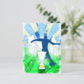 Fußball-Trophäe Postkarte (Stehend Vorderseite)