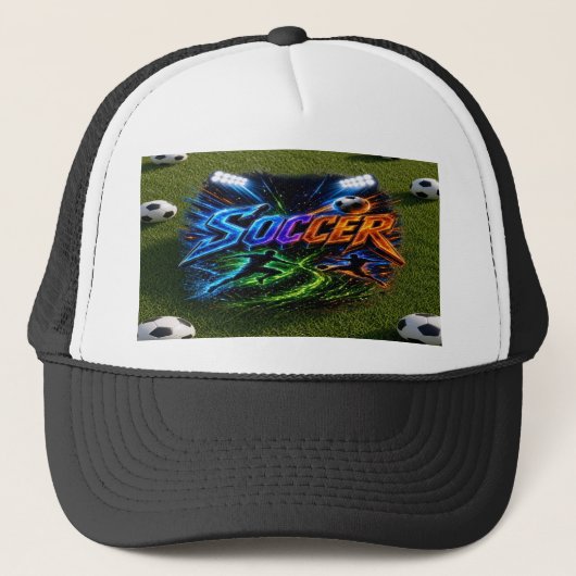 Fußball Truckerkappe (Vorderseite)