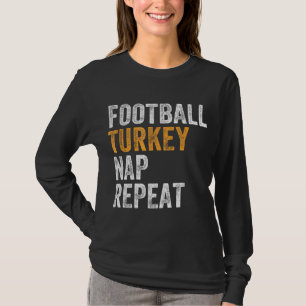 Fußball Türkei Nickerchen Wiederholung Leg Day Fun T-Shirt
