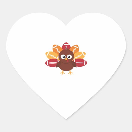 Fußball Türkei Witziger Erntedank Oversized T-Shi Herz-Aufkleber (Vorderseite)