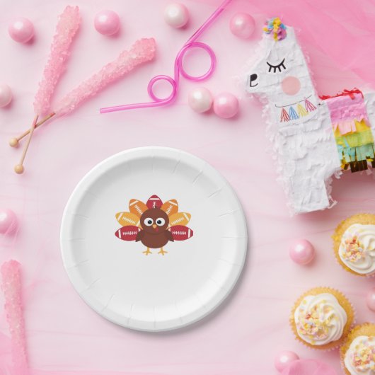 Fußball Türkei Witziger Erntedank Oversized T-Shi Pappteller (Party)