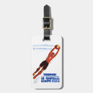 Fußball-Turnier 1930 Gepäckanhänger