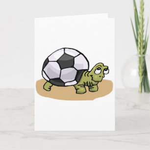 Fußball (Turtle) Feiertagskarte