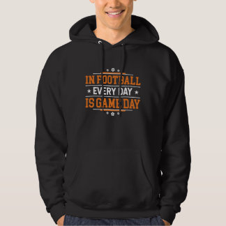 Fußball-Typografie Hoodie